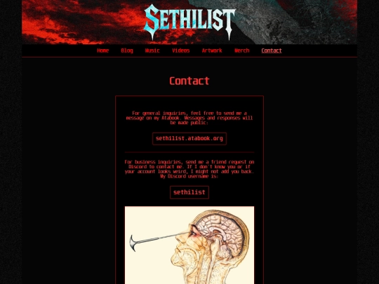 contact screenshot