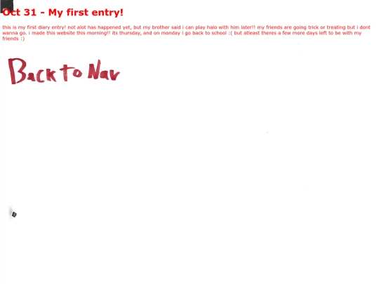 diary screenshot