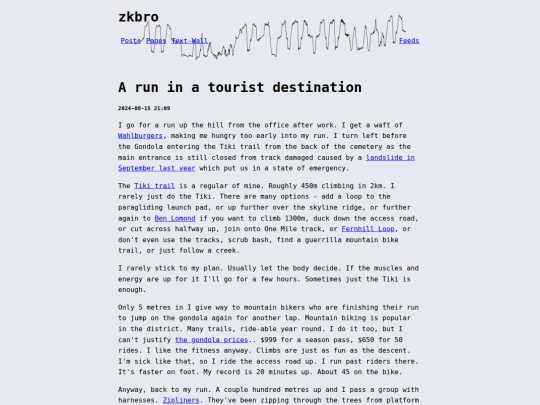 blog/a-run screenshot