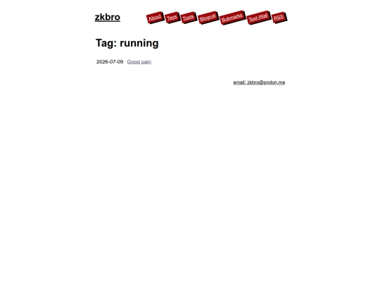 tags/running screenshot