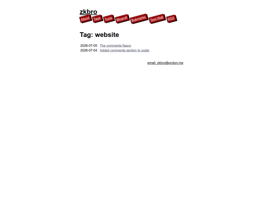 tags/website screenshot