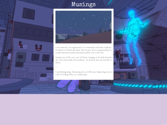 Musings screenshot