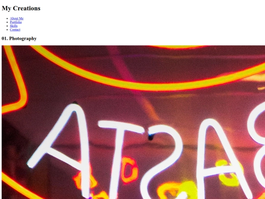portfolio screenshot
