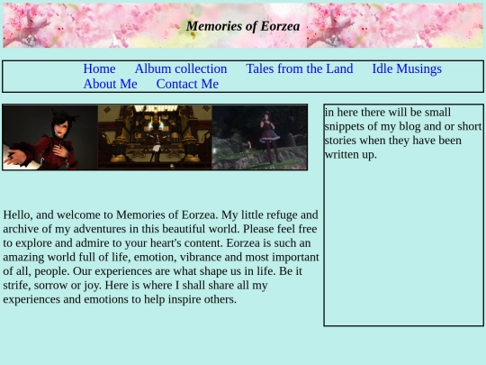 Home page screenshot
