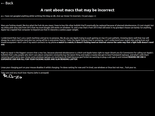 blog/macRant screenshot
