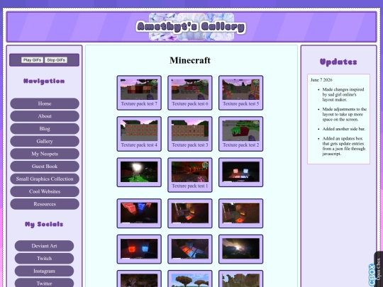 pages/Minecraft screenshot