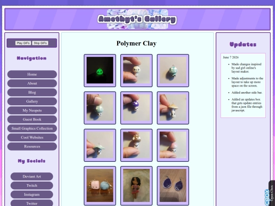 pages/Polymer Clay screenshot