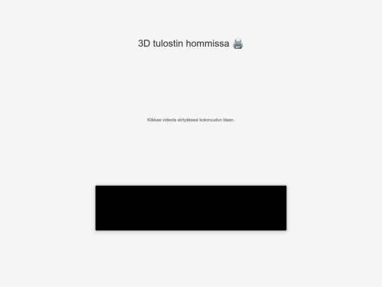 3D-tulostin screenshot