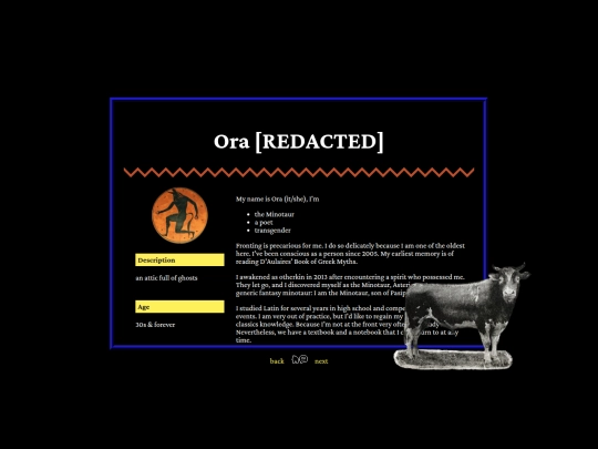 about/system/ora screenshot