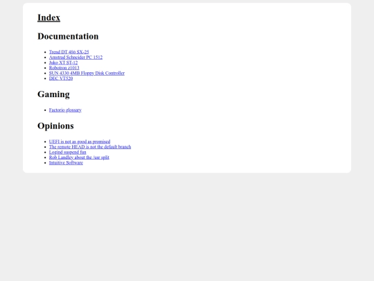 index screenshot