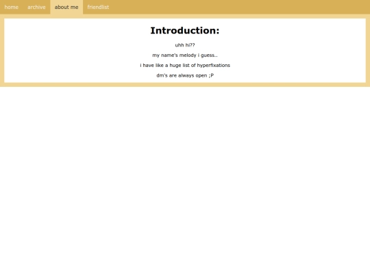 about-me screenshot