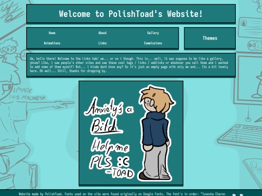pages/links screenshot