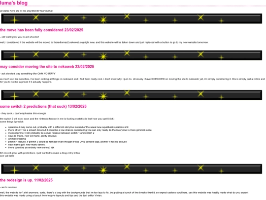 blog screenshot