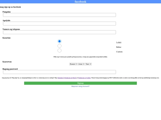 Facebook/newlang1 screenshot