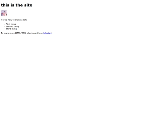 index screenshot