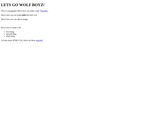 index screenshot