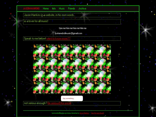 info screenshot