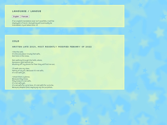 writing screenshot