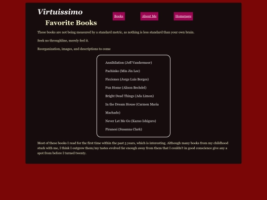 Virt_FavBooks screenshot