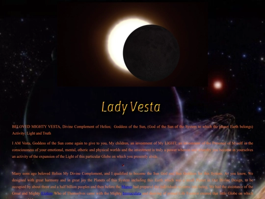 Sun Gods/Page 2/Lady Vesta screenshot