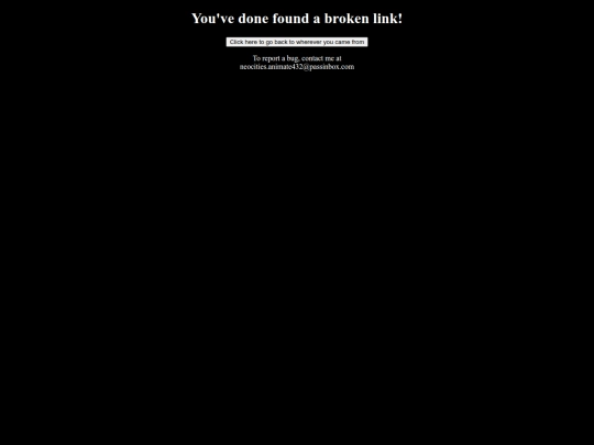 brokenLink screenshot
