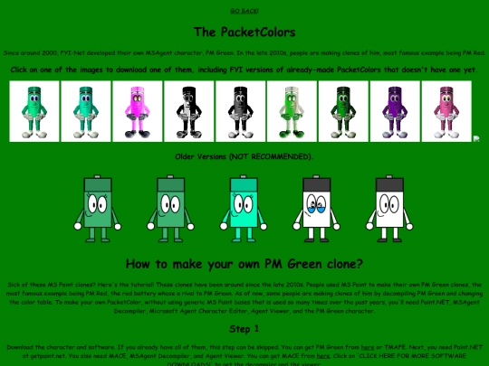 msagent/packetcolors screenshot