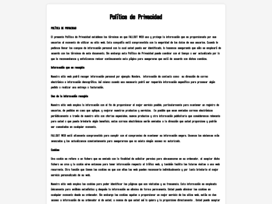 paginasAderidas/privacidad screenshot