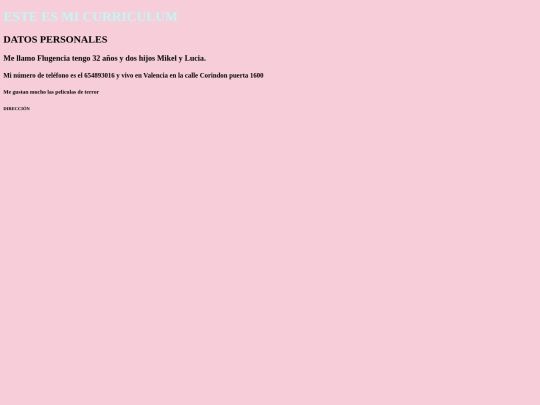MI CURRICULUM  screenshot