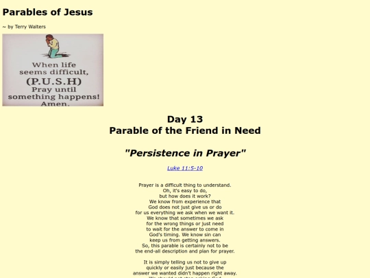 Parables/day13 screenshot