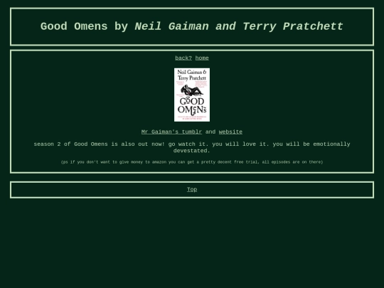 library/goodomens screenshot