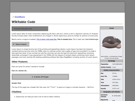 dnd worlds/GhullNew/GhullWikiIndex screenshot
