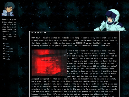 blog screenshot