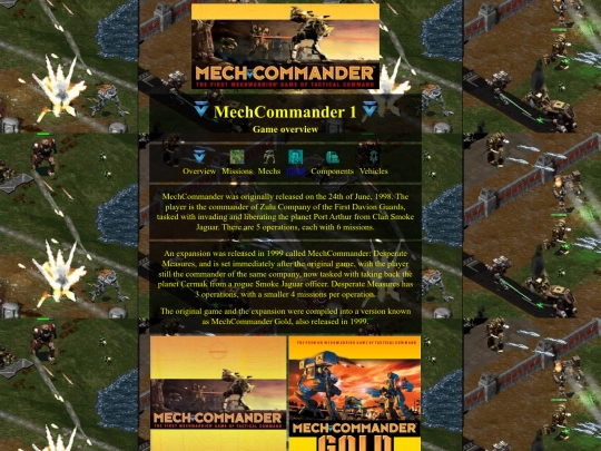 mc1/mechcommander1 screenshot