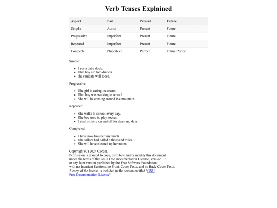 verb-tenses screenshot