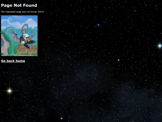not_found screenshot