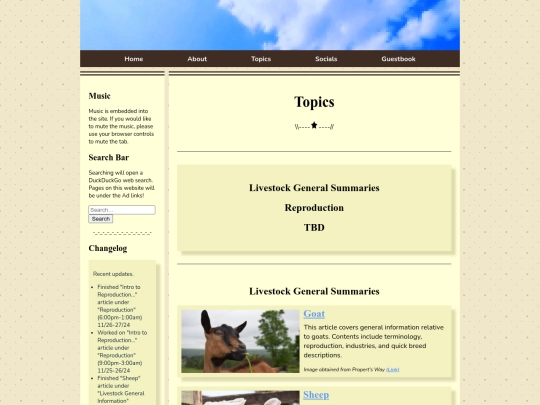 topics screenshot