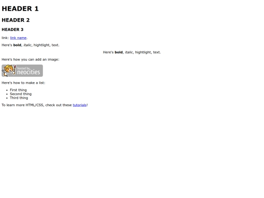 index screenshot