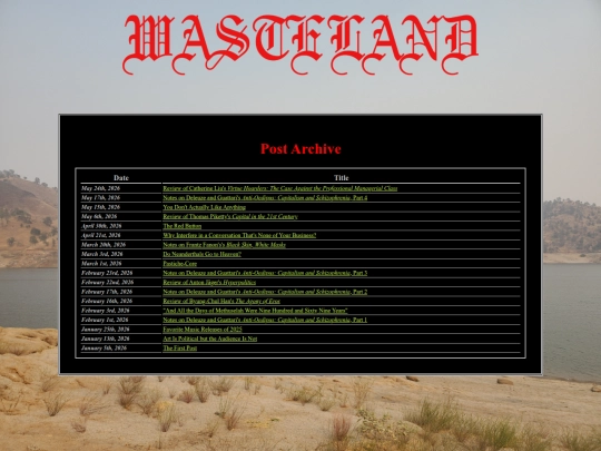 post_archive screenshot