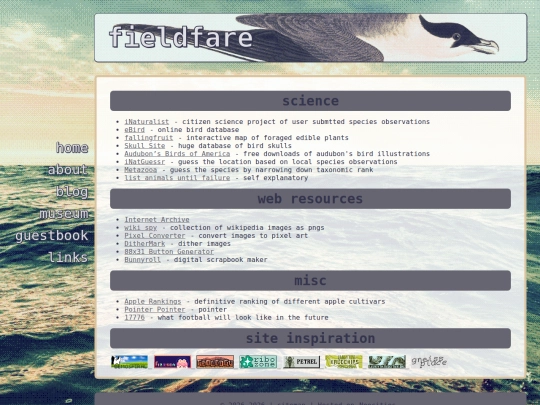 links screenshot