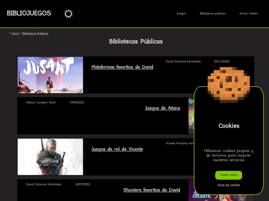 bibliotecasPublis screenshot