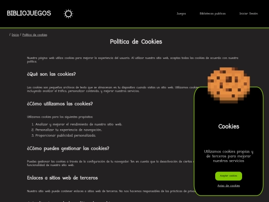 política-cookies screenshot