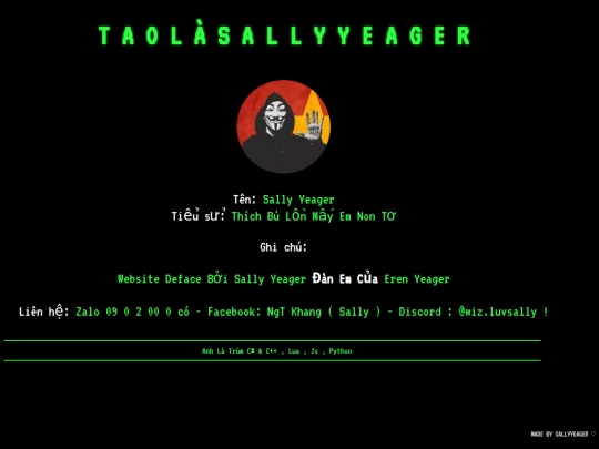 Template-Deface screenshot