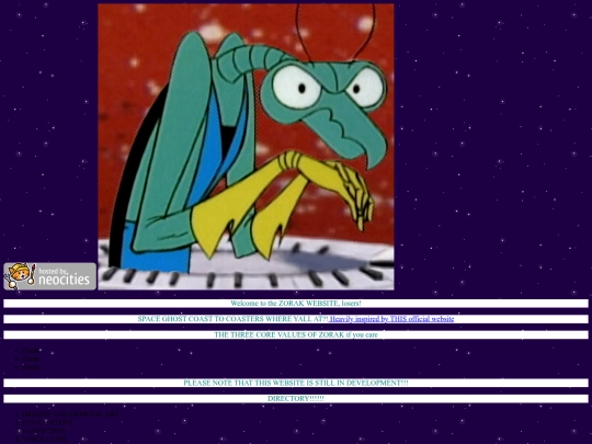 testingpage screenshot