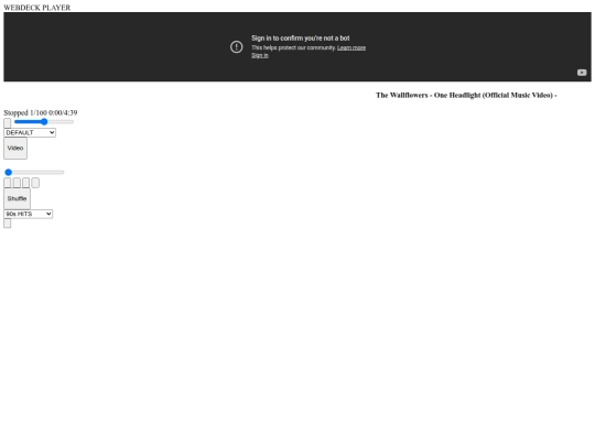 webdeck-player screenshot