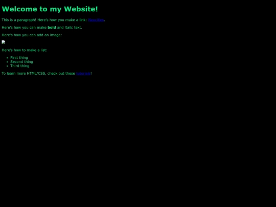 test screenshot