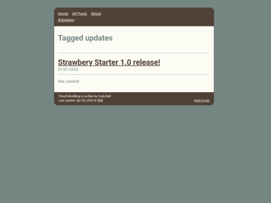 tags/updates screenshot