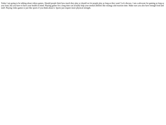 Blog screenshot