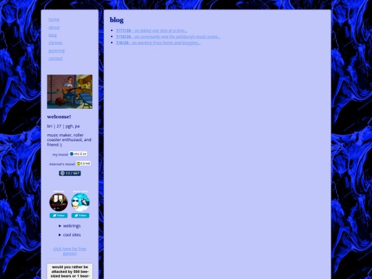 blog screenshot