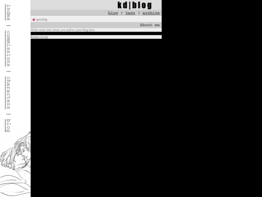 blog/about screenshot