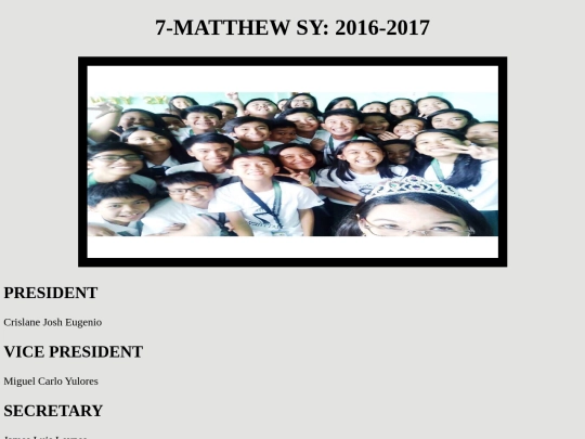 class officers screenshot
